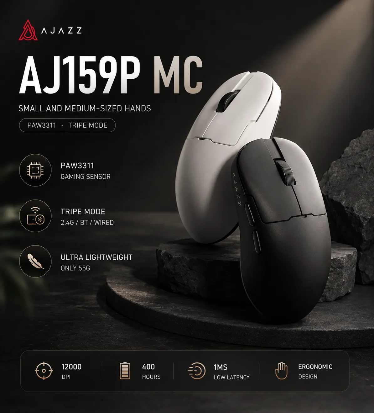AJAZZ product imagery