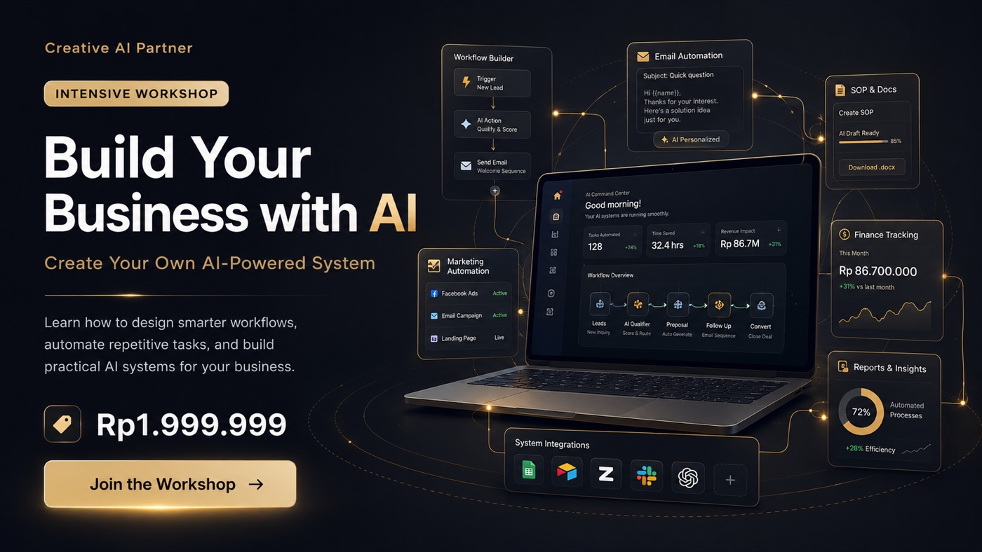 Build Your Own Business with AI workshop poster